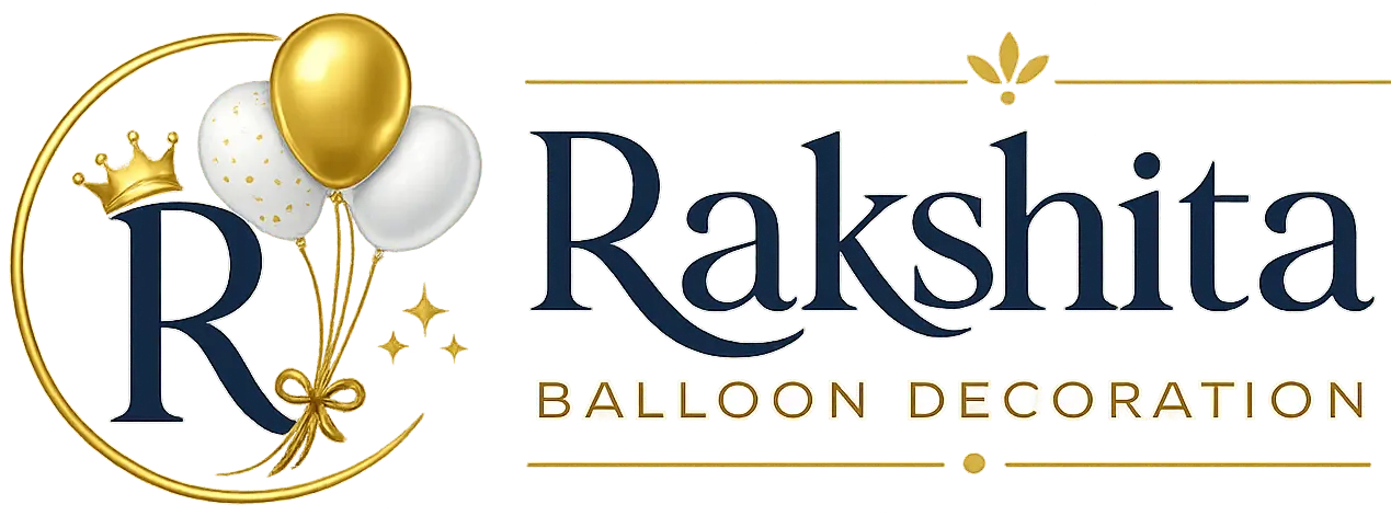 Rakshita balloon decoration Logo